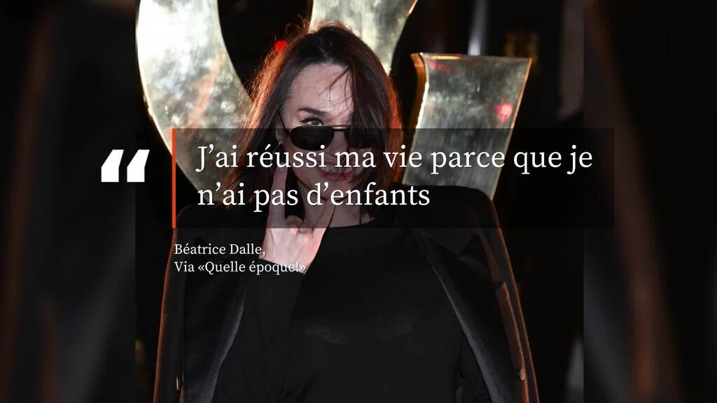 Béatrice Dalle estime qu'elle a réussi sa vie parce qu'elle n'a pas eu d'enfants