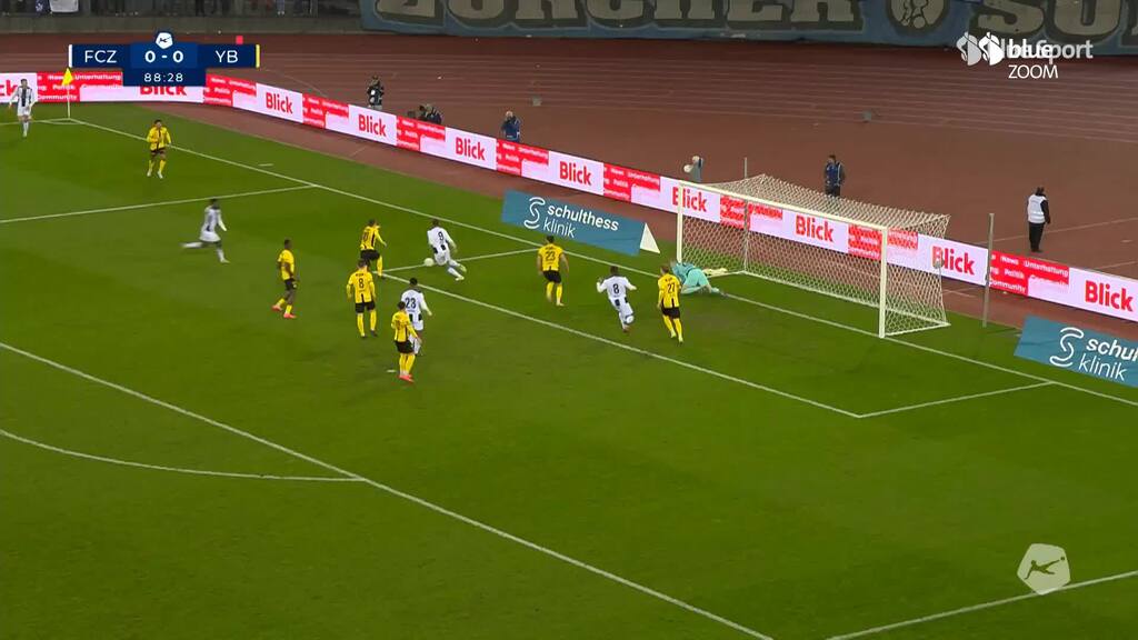 YB erneut im Alu-Glück – der Pfosten verhindert Pereas Siegtreffer