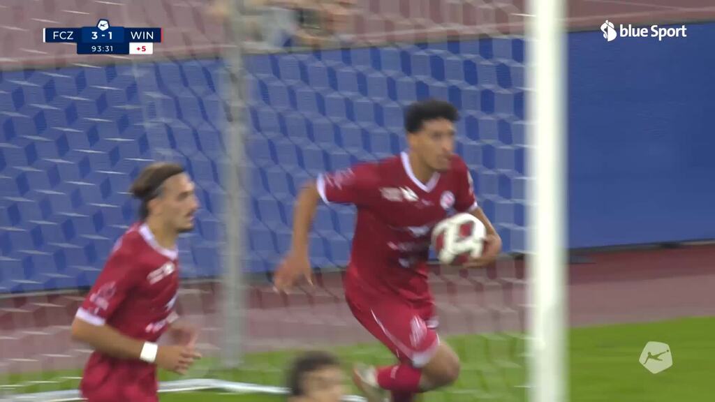 90. +4: Winterthur mit dem zu späten Anschlusstreffer