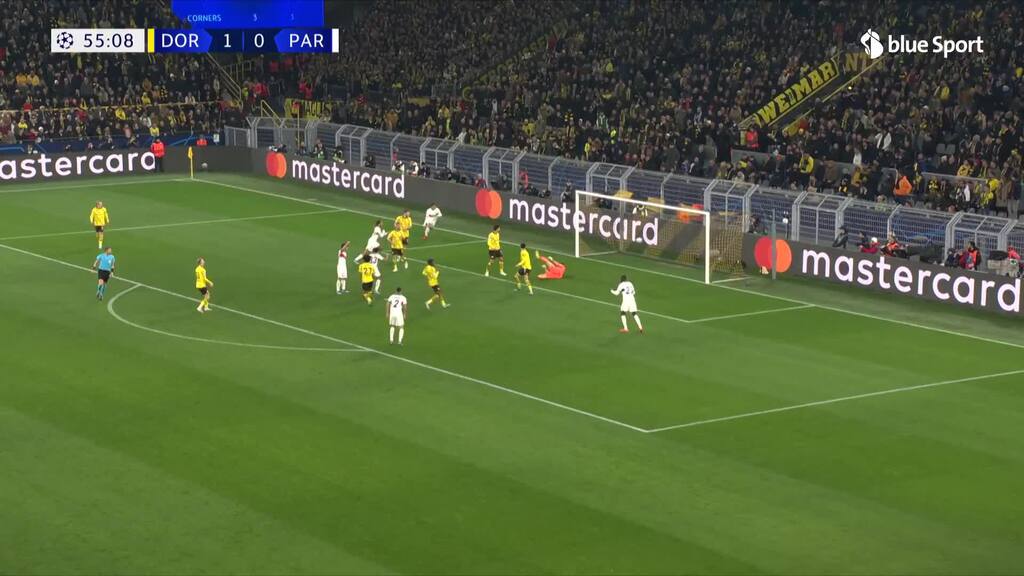 56. Minute: Kobel bezwungen – Zaire Emery trifft zum Ausgleich