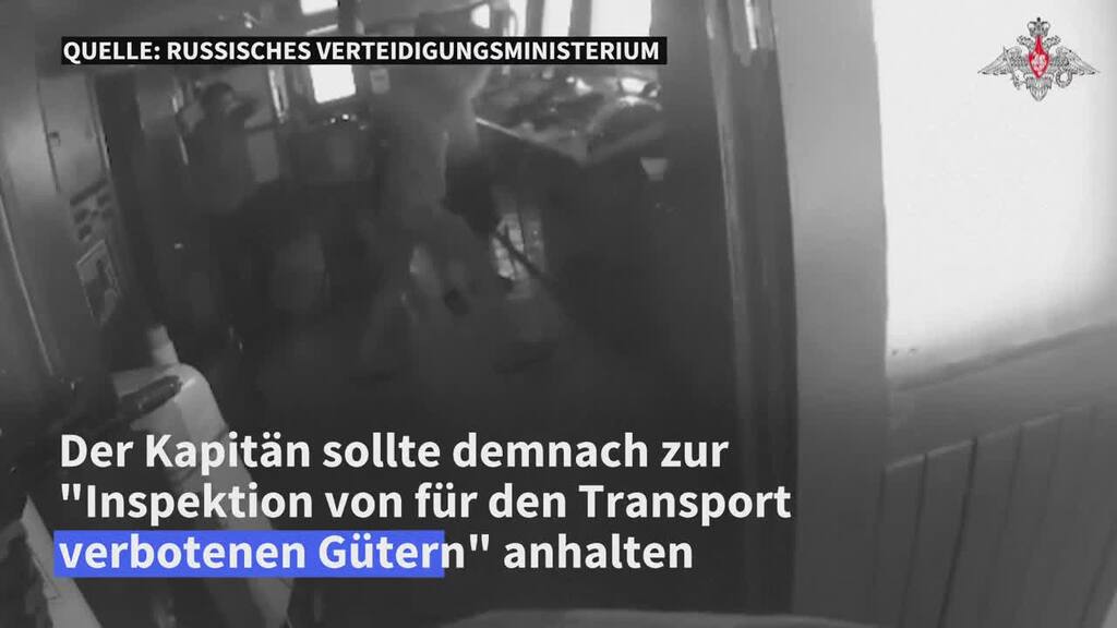 Russische Soldaten entern Frachter im Schwarzen Meer