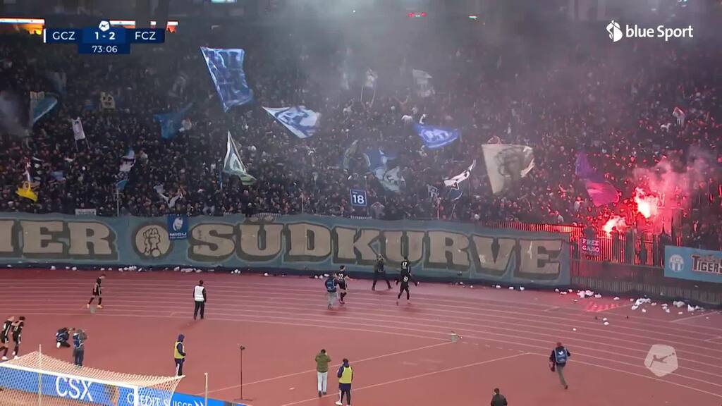 73. Minute: Tosin mit dem zweiten Tor für den FCZ zum 1:2