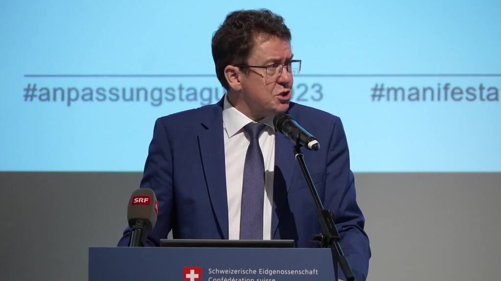 Albert Rösti spricht über den Bergsturz bei Brienz GR