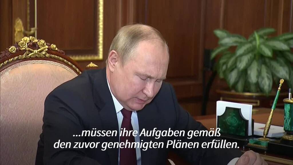 Putin ordnet Fortsetzung der Offensive in der Ukraine an