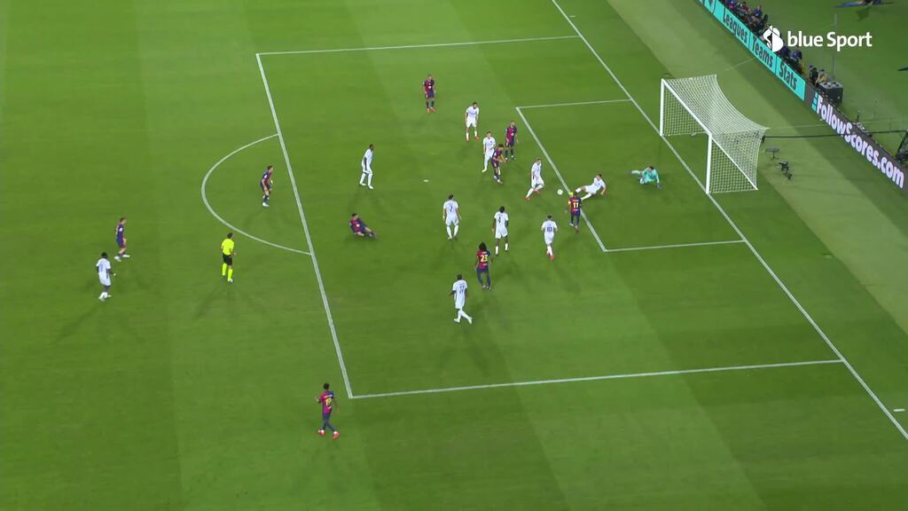 34. Minute: Tor Barça 2:0 durch Raphinha