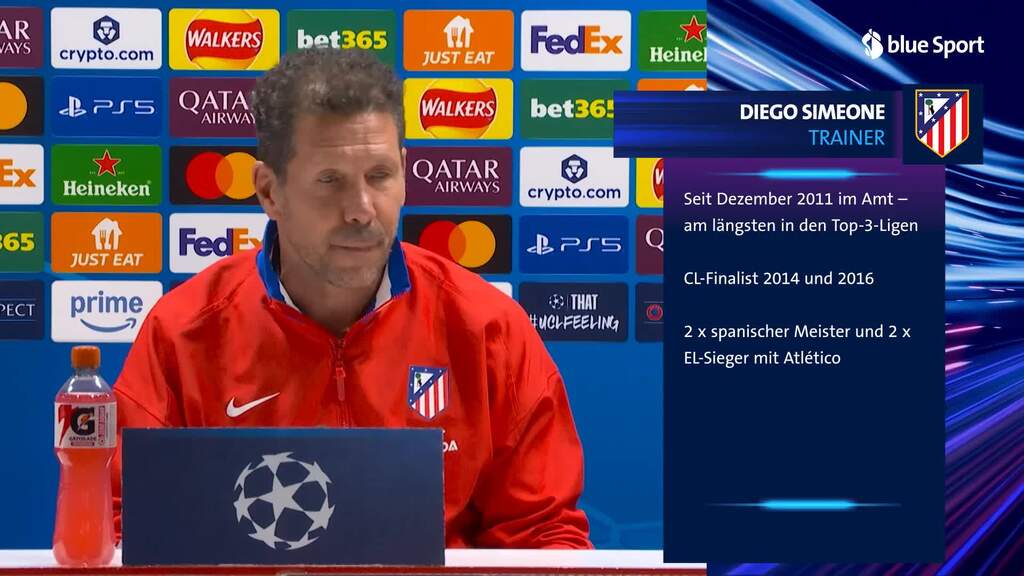 Simeone: «Die Erfahrung macht mich ruhiger»