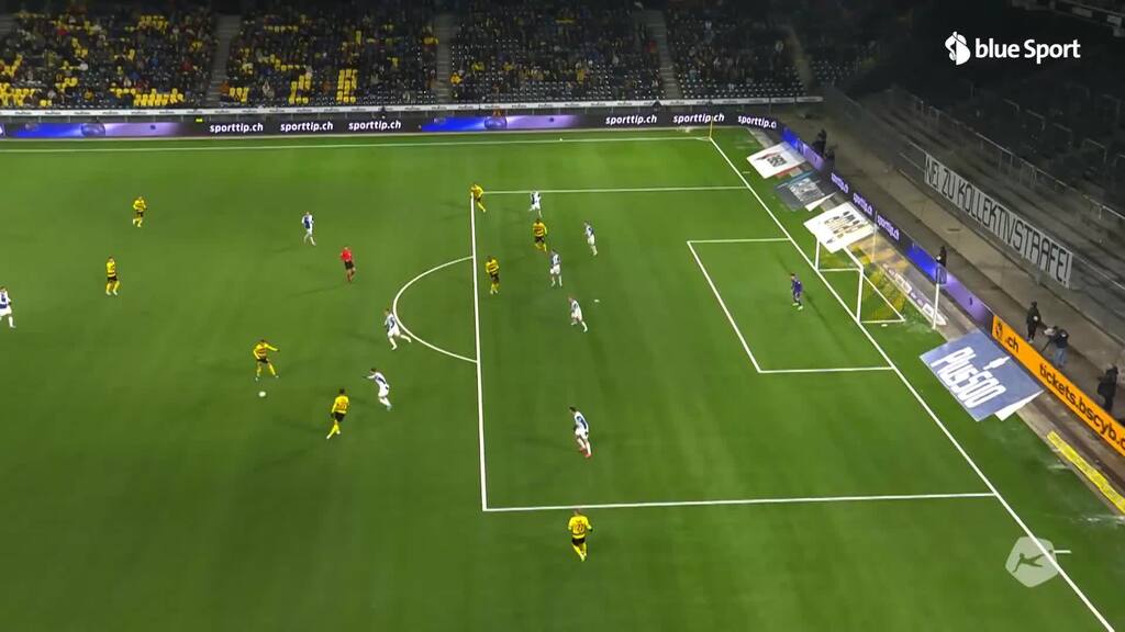 73. Minute: Rrudhani mit dem erlösenden 1:0 für YB