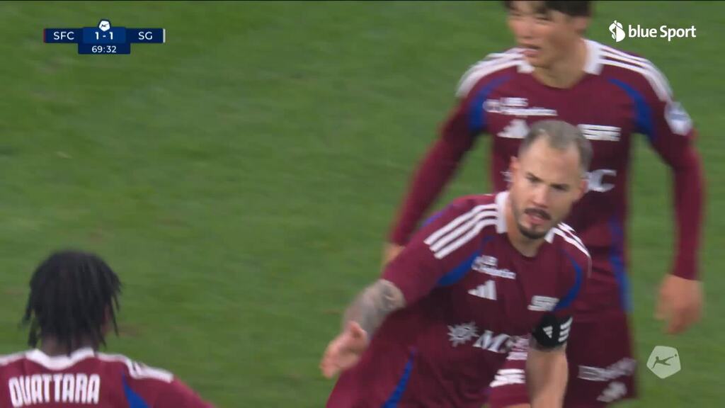 70. Minute: Rouiller trifft zum Ausgleich