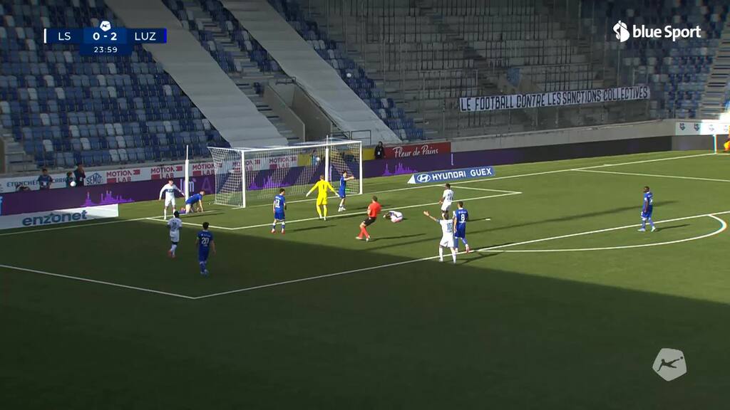 24. Minute: Loretz verhindert den Anschlusstreffer