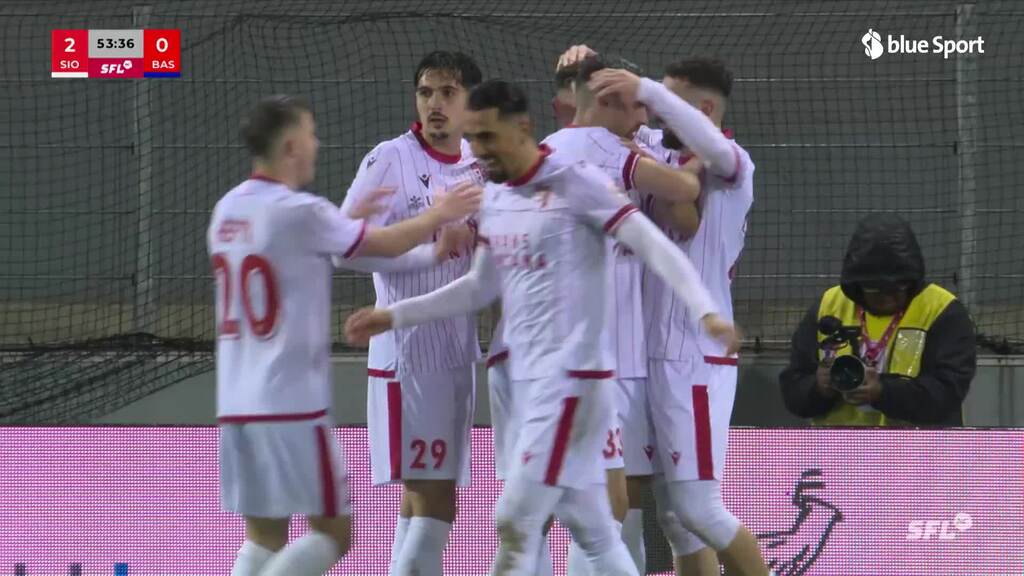 54. Minute: Kronig baut die Führung für Sion aus