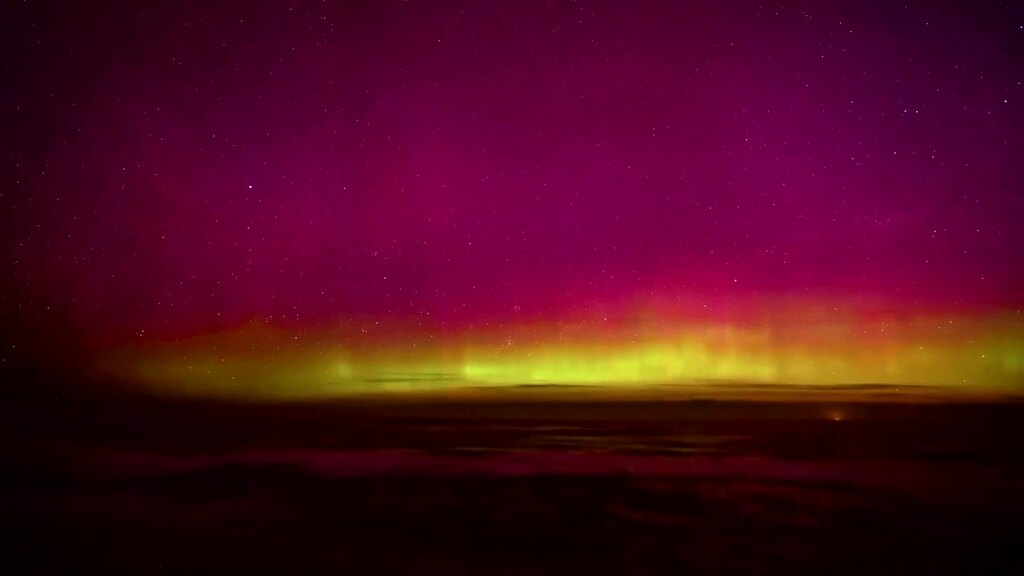 Starke Sonneneruption: Polarlichter bis in die Alpen sichtbar