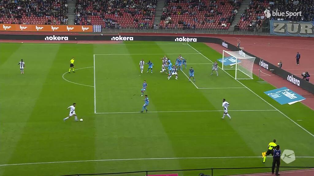 35. Minute: Tor FCZ 1:1 durch Perea