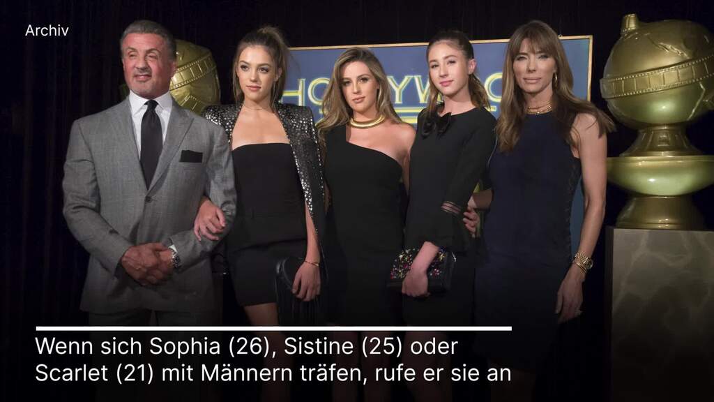 Sylvester Stallone: Rufe meine Töchter während ihrer Dates an