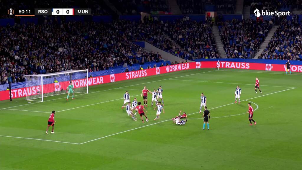 Garnacho vergibt Chance zur Führung für ManUnited