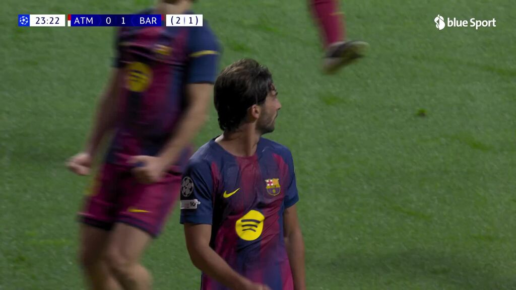 Ferran Torres mit dem 2:0 für Barça