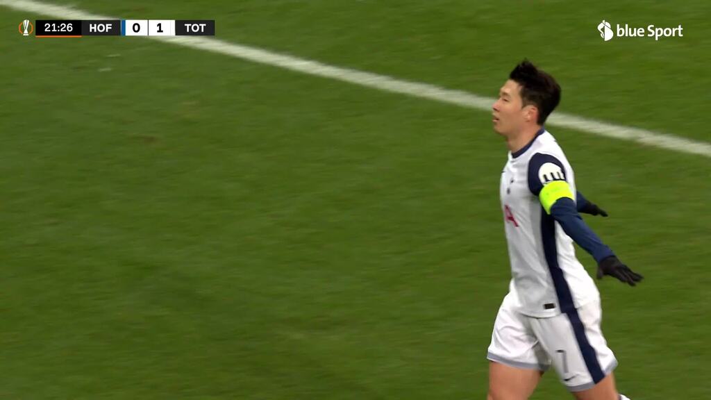 Son erhöhrt für Tottenham auf 2:0