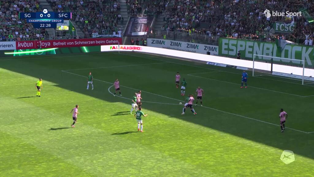 Akolo verstolpert aus bester Position