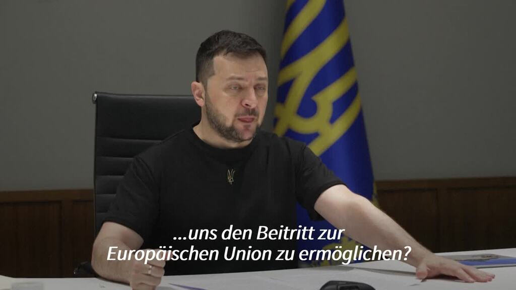Selenskyj drängt EU zu schneller Beitrittperspektive