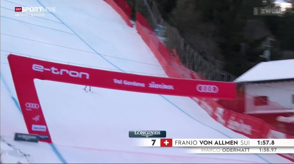 Schweizer Triumph: Von Allmen verdrängt Odermatt in Gröden von der Spitze 