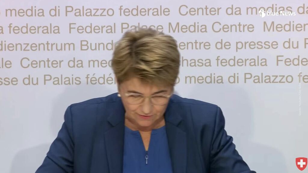 Hier gibt Amherd ihren Rücktritt bekannt