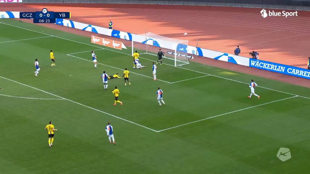 9. Minute: Chance YB durch Fassnacht