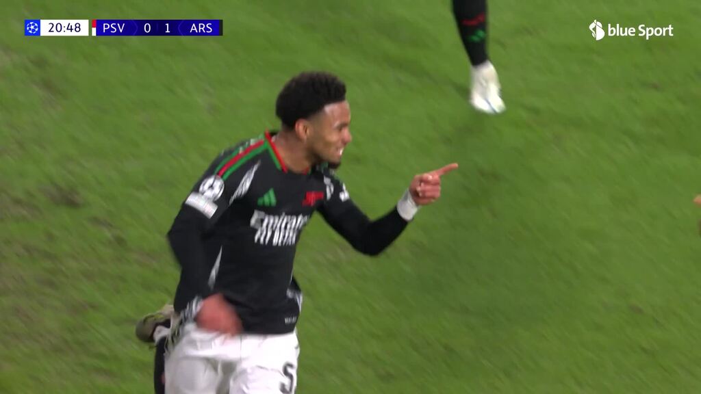 21. Minute: Nwaneri doppelt für Arsenal nach