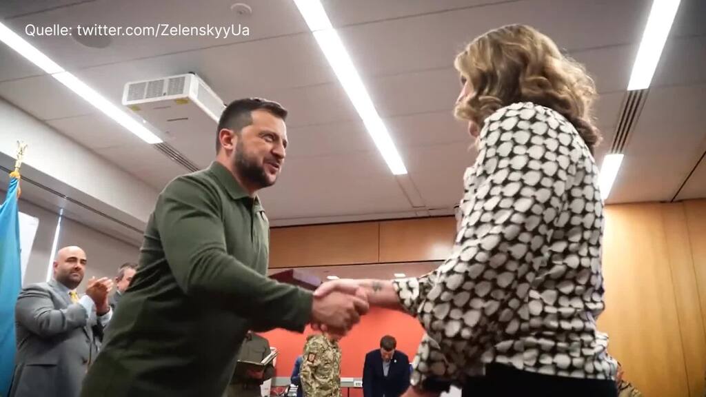 Vor UN-Debatte: Selenskyj besucht verwundete Soldaten