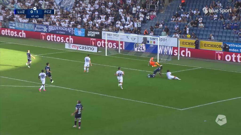 42.Min: Abubakar mit Top Chance