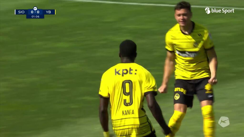 2. Minute: Kanga schiesst YB früh in Führung