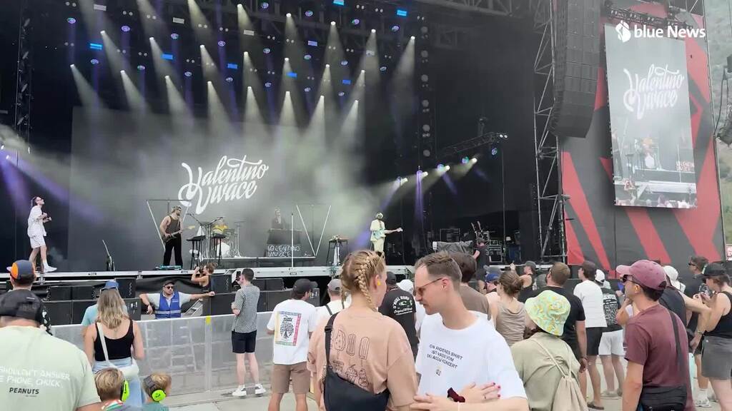 Konzertausschnitt von Valentino Vivace am Openair Gampel 2025