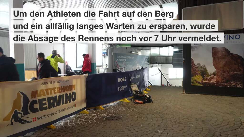 Eilmeldung – Zermatt/Cervinia: Abfahrt vom Samstag wird abgesagt