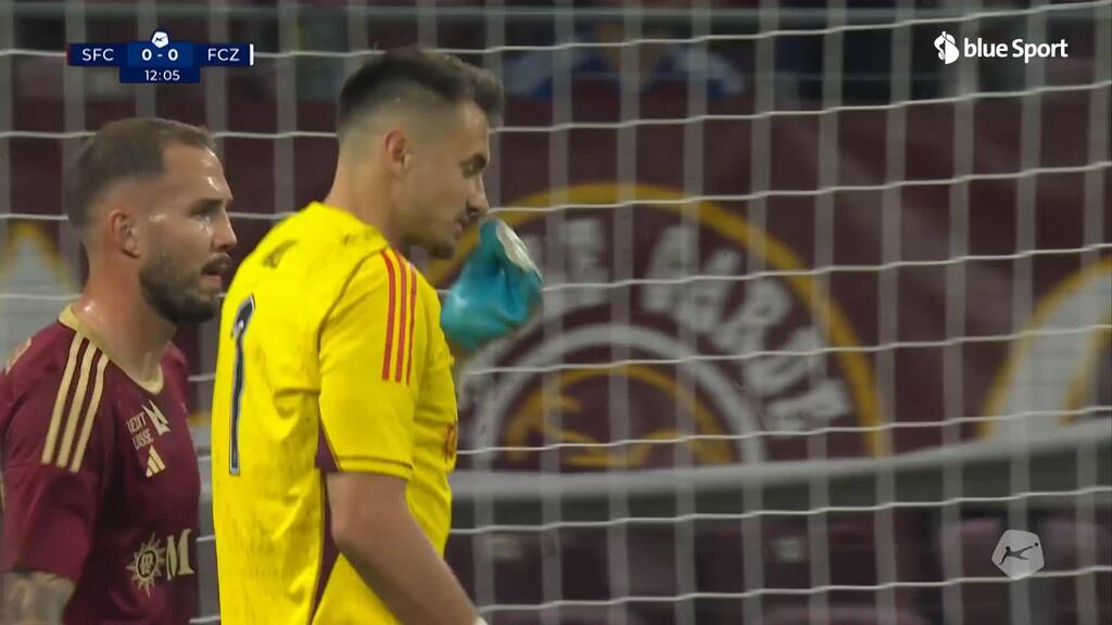 12. Minute: Erste gute Möglichkeit für Servette