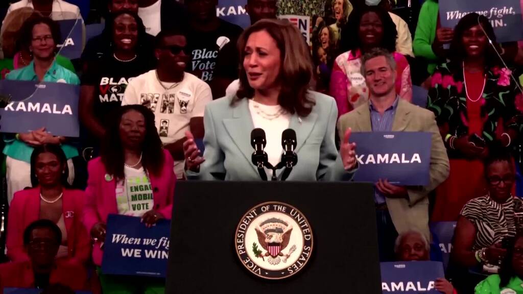 Kamala Harris findet Donald Trump und JD Vance «weird»