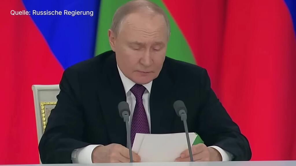Waffenruhe in Ukraine: Das sind Putins Bedingungen