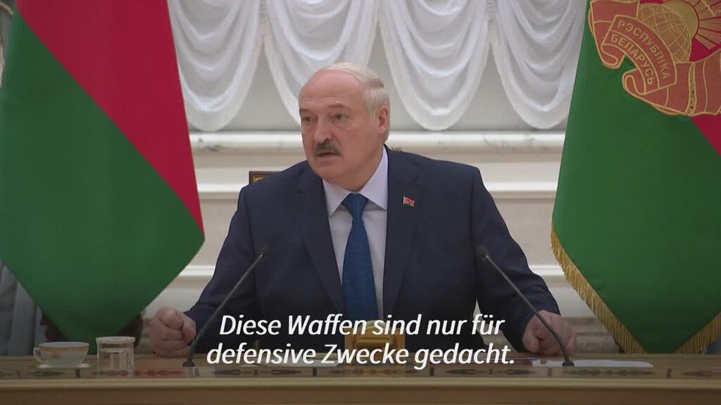 Lukaschenko will mit russischen Atomwaffen «niemanden angreifen»