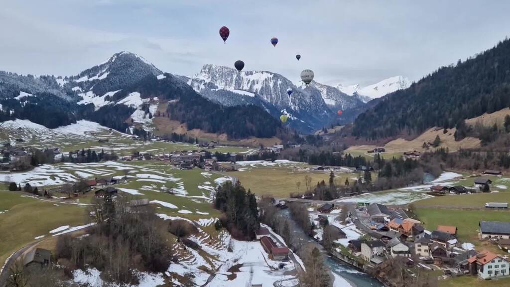 Vol en ballon au départ de Château-d'Oex