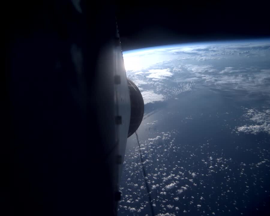 Artemis 2: Bordkamera zeigt Orion beim Aufstieg in den Orbit