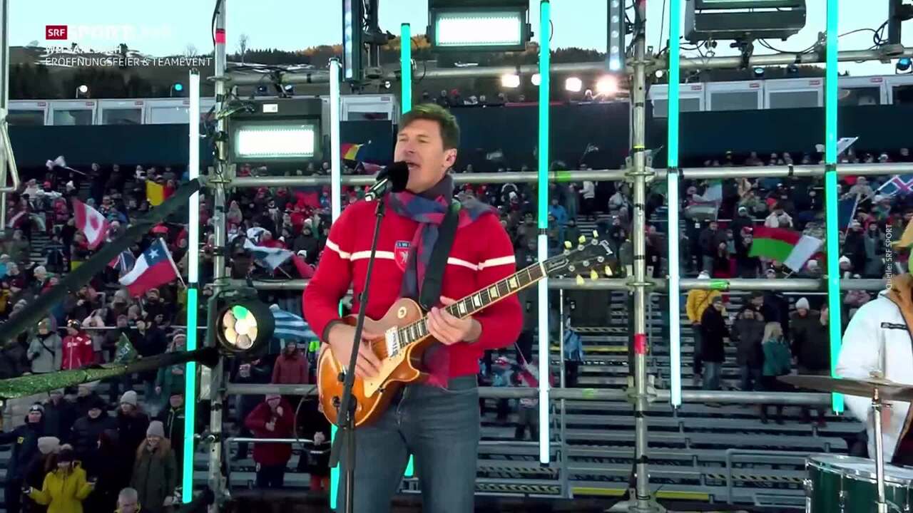 Mozart im Zielraum und Kostelic auf der Bühne – die kuriose WM-Eröffnungsfeier