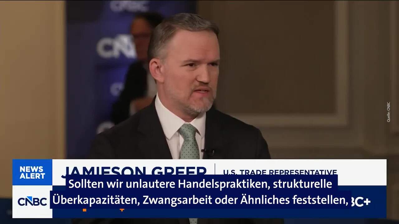 US-Handelsbeauftragter Jamieson Greer über neue Strafzölle.