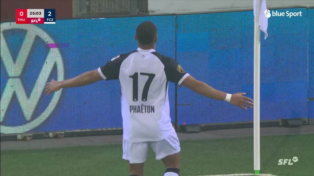 Phaëton erhöht auf 2:0 für den FCZ