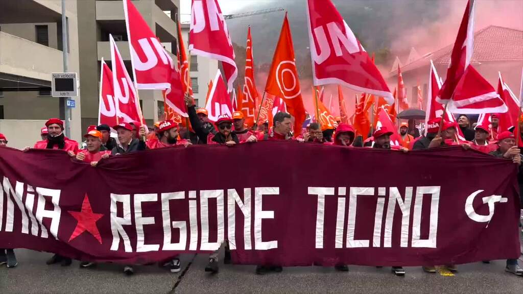 Tessiner Maurer streiken