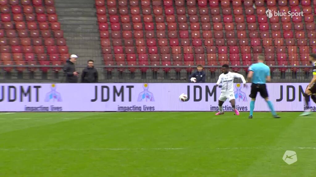 79. Minute: Tor Ouchy 2:2 durch Ajdini