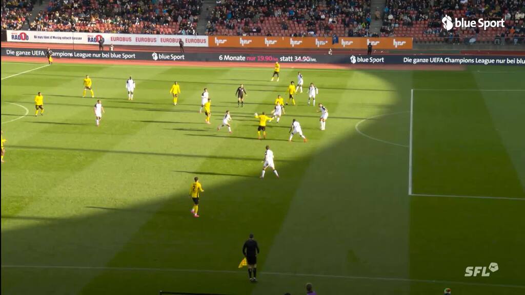 Cordova gleicht nach der Pause für YB aus