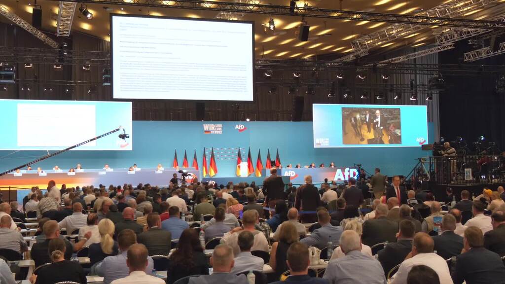 Weidel und Chrupalla als AfD-Chefduo wiedergewählt