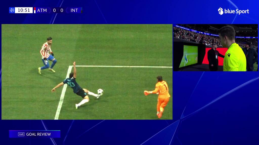 9. Minute:  Alvarez bringt Atlético in Front 