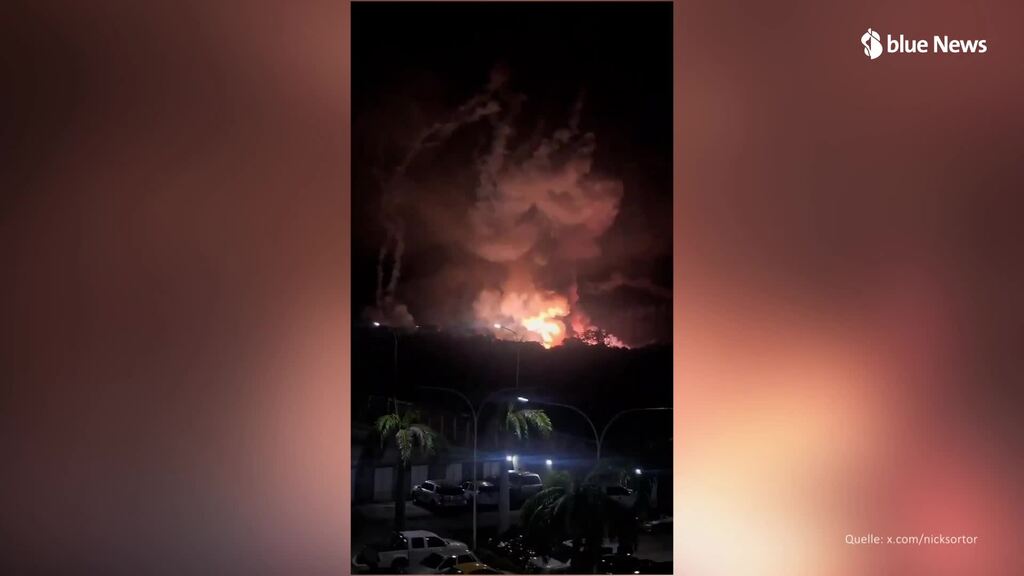 Videos zeigen US-Angriff auf Venezuela