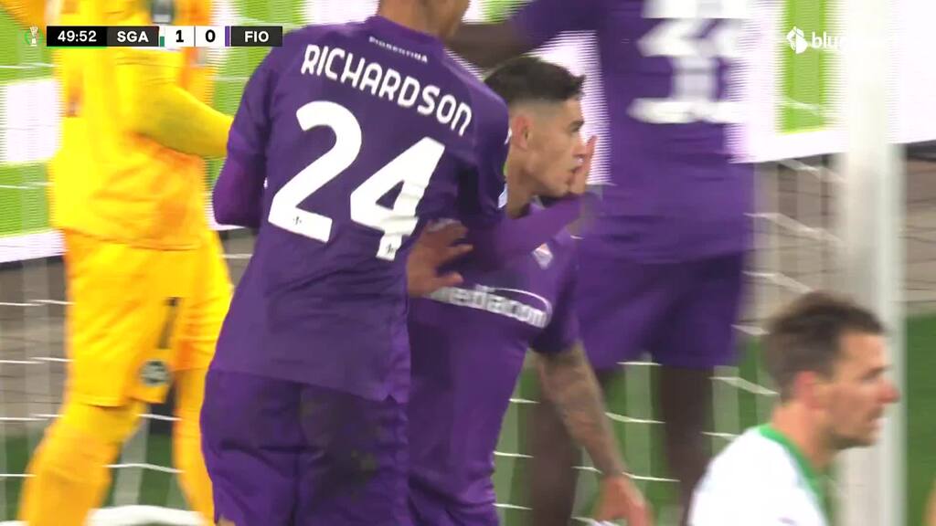 Fiorentina kommt zum Ausgleich