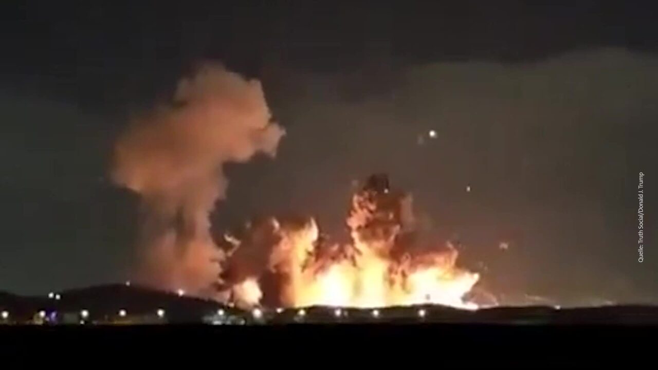 Bericht: Massiver US-Angriff auf Munitionsdepot in Isfahan.