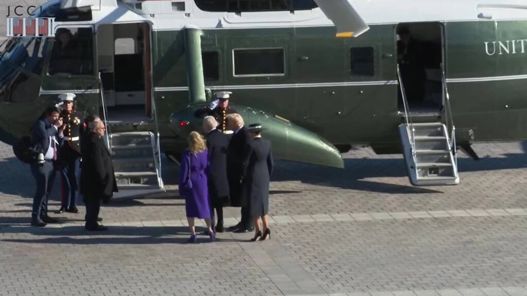 Goodbye Joe: Trumps verabschieden Bidens am US-Kapitol