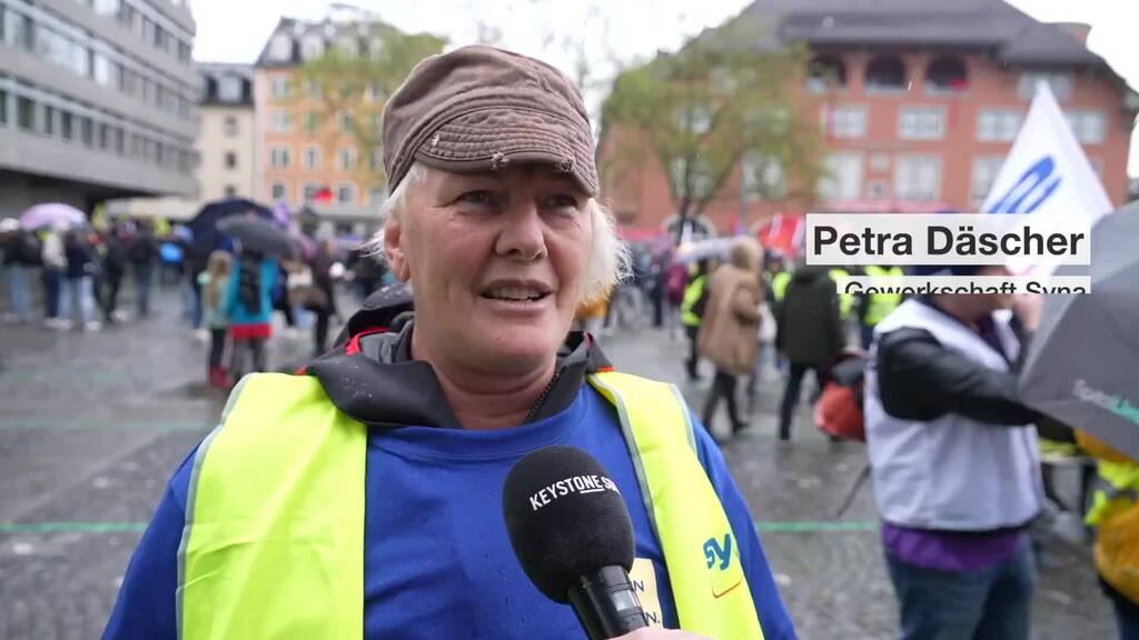 Tausende an der 1. Mai-Kundgebung in Zürich